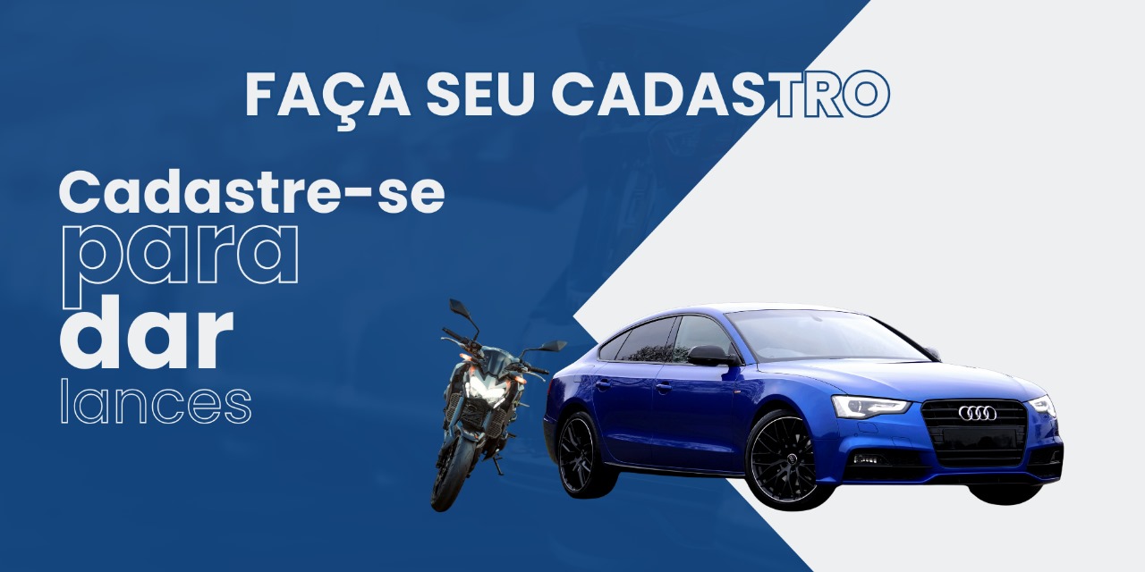 CADASTRE-SE PARA PARTICIPAR DOS LEILÕES 